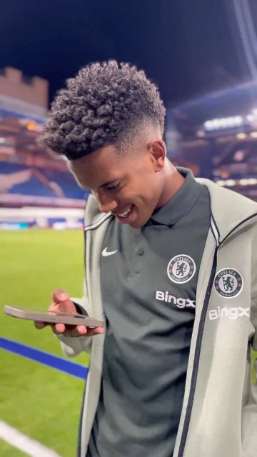 Estevao talks us through his winner! 🤩📺