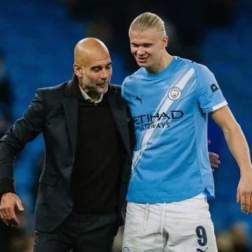 Pep 💬 (On Erling Haaland) It’s difficult to find a real world-class player who is incredibly humble and thinks what is best for the team. I know he wants to score goals, but I have the feeling he always wants what is best for the team... He has this ability, talent, kindness... Of course, he has to score goals, that’s the best way to help us, that is perfectly clear. But, he signed a contract for 10 years, and he is involved in many things.