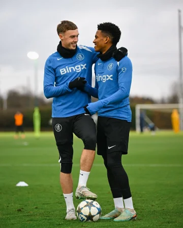 Cole’s back in training. 🥶