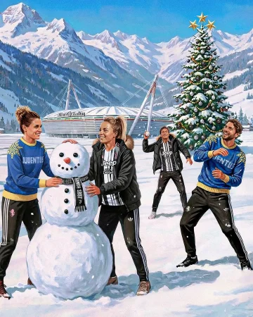 Happy Holidays to everyone, from the Juventus family. 🤍🖤