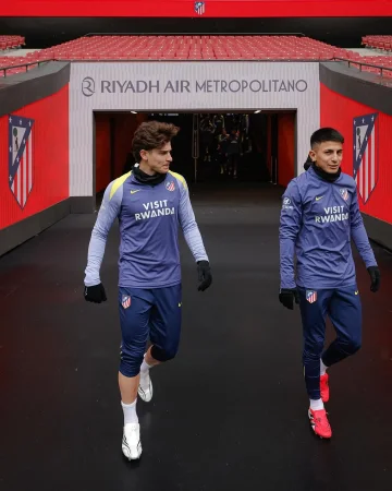 Nos vemos mañana en casa, atléticos ❤️🤍