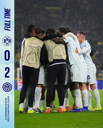 Victory in Dortmund ✅
The UCL journey continues ✨