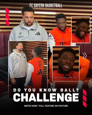 Phonzy & Elias go deep in the bag in this Challenge.

Do You Know Ball?! | Part 2
@alphonsodavies ⚽ vs 🏀 @eliasjmharris 

The Full @FCBayern Crossover Challenge now on YouTube.