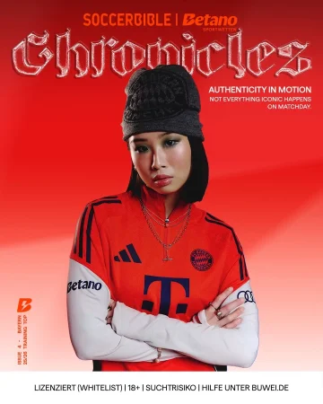 Mentality for Bayern isn’t just a word. It’s in their DNA.

Built on precision. Success here isn’t chased, it’s expected. And identity? Always non-negotiable.

Betano. Chronicles. Where a sponsor doesn’t just appear, it aligns in harmony. Football and freedom of expression through fashion. Built to thrive at every turn.