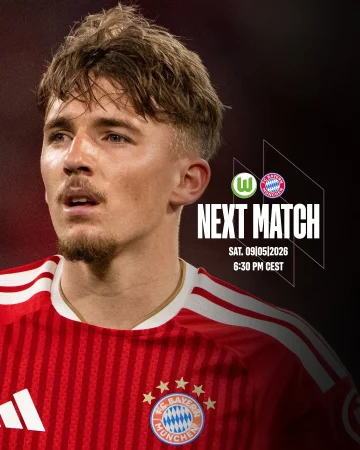 📌 𝐍𝐞𝐱𝐭: Final trip of the league season. ⚽️

The campaign is nearing its end – our last Bundesliga away match takes us to Wolfsburg. 💪
