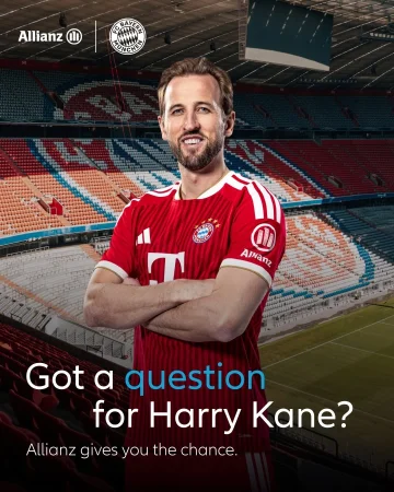 @allianz brings you closer to their ambassador, Harry Kane. Ask him what drives him, on the pitch and beyond. Here’s your opportunity to hear from Harry himself as he shares insights from his own journey. ➡️ Drop your question in the comments for a chance to have it answered by Harry