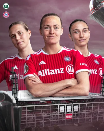 🏆 𝐂𝐔𝐏 𝐅𝐈𝐍𝐀𝐋 🏆

All in for the double - #PACKMAS against VfL Wolfsburg in the #DFBPokal final in Cologne! 🔴⚪

📺 4pm CEST | ZDF, Sky & KiKa-Livestream