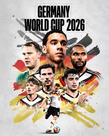 𝑻𝒐 𝒕𝒉𝒆 𝑾𝒐𝒓𝒍𝒅 𝑪𝒖𝒑 𝒇𝒐𝒓 𝑮𝒆𝒓𝒎𝒂𝒏𝒚 🇩🇪⚽️

7️⃣ FC Bayern players have been selected in the Germany squad for the World Cup. Jonas Urbig will also be travelling to North America with the team. 💪