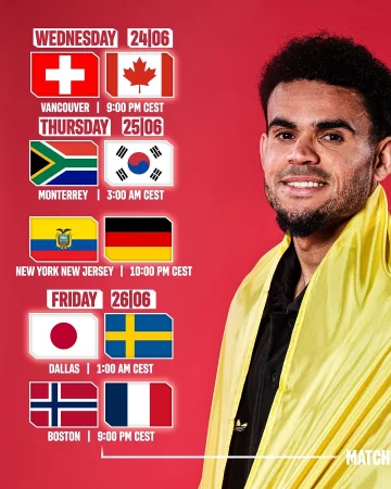 🌎🏆 𝑴𝑨𝑻𝑪𝑯𝑫𝑨𝒀 𝟑 – Our boys will close out the #FIFAWorldCup group stage. 🔥