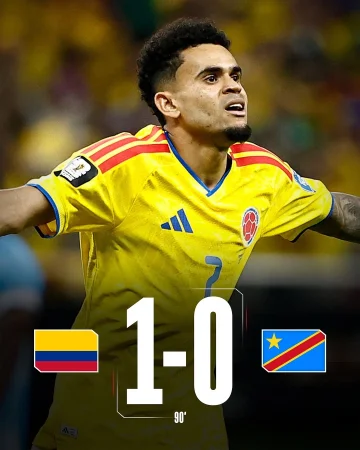 Colombia are through to the knockout stage! 🇨🇴🔥

A 1-0 win over DR Congo sees 𝑳𝙪𝒄𝙝𝒐 and his team book their place in the next round. 👏