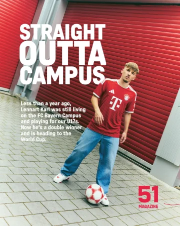 From @fcbayerncampus to Double winner and World Cup participant 🏆🇩🇪

Full @lennart.karl story via link in bio 📲

#Saebener51 | 📸 Julian Baumann