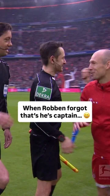 May happen the first time, Arjen! 😄😜