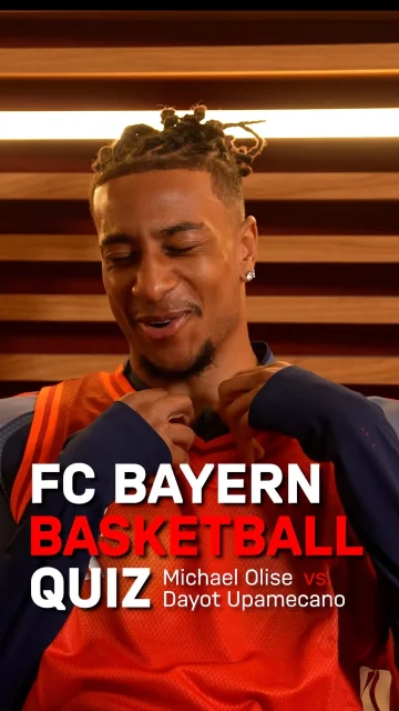 ❓ Would you have gotten it right?

🏀 The FC Bayern Basketball Quiz w/ Michael Olise & Dayot Upamecano. 

Check the Full Clip on YouTube ||| Bio
____________
Good luck Boys for your start into the World Cup. ⚽🏆
@upamecano @m.olise