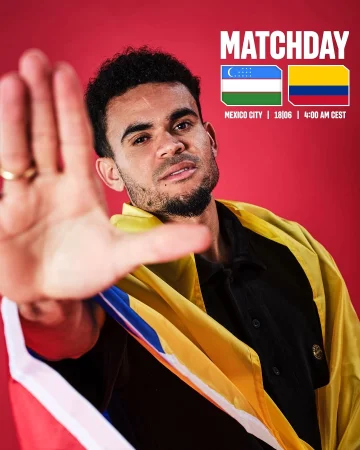 It's finally Colombia's turn. 🇨🇴

For 𝑳𝙪𝒄𝙝𝒐 and his team, the World Cup journey begins in the early hours against Uzbekistan. 🌍👊