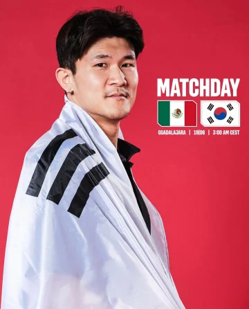 𝑹𝒆𝒂𝒅𝒚 for World Cup 𝑴𝒂𝒕𝒄𝒉𝒅𝒂𝒚 2⃣? 💪

🇰🇷 & Minjae facing Mexico 🤜🤛
🇨🇦 & Phonzy up against Qatar 👊

Fingers crossed, boys! 🤞