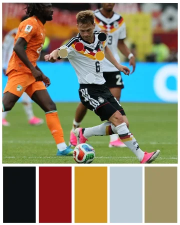 The beautiful game, color by color. 🎨