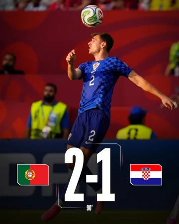 Intense battle until the end. 🇭🇷

Portugal snatched the win in stoppage time. Chin up, 𝗦𝘁𝗮𝗻𝗶! ❤️
