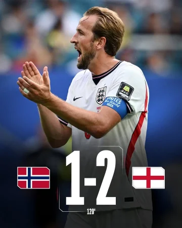 𝗕𝗜𝗚 𝗪𝗜𝗡 𝗙𝗢𝗥 𝗘𝗡𝗚𝗟𝗔𝗡𝗗. 🏴󠁧󠁢󠁥󠁮󠁧󠁿🔥

After 120 intense minutes, Harry and England book their place in the World Cup semi-finals. 👏👑