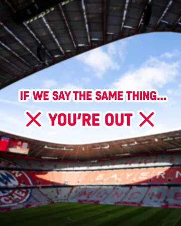 Think differently. Or you're out. 👀