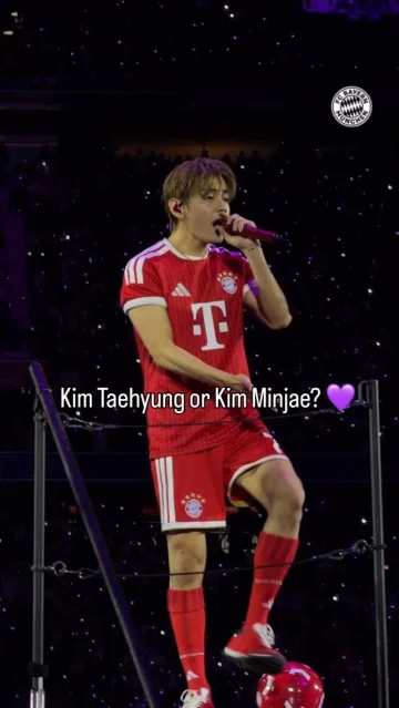 Tonight @thv took a turn in the Allianz Arena – as Kim Minjae! 💜

#BTS #FCBayern
