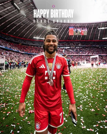 Happy Birthday, Serge! 🙌 

Can’t wait to see you back cooking on the pitch 🙏❤️