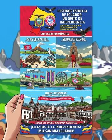 🇪🇨 Ecuador está de fiesta. 🎉 

¡217 años del Primer Grito de Independencia!