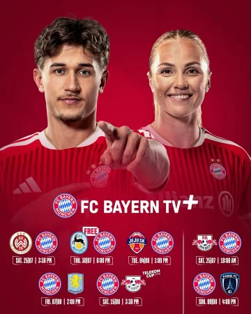 𝗢𝗻 𝘁𝗼 𝘁𝗵𝗲 𝗻𝗲𝘄 𝘀𝗲𝗮𝘀𝗼𝗻! 🙌🔥

❗ Watch the FC Bayern and FC Bayern Women's friendly matches LIVE on 𝗙𝗖 𝗕𝗔𝗬𝗘𝗥𝗡 𝗧𝗩 𝗣𝗟𝗨𝗦!

📺 Link in Bio!