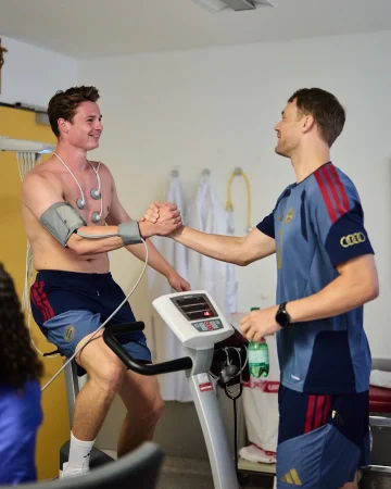 It’s great to have you back, boys! 🥰

First World Cup participants take part in the performance tests.