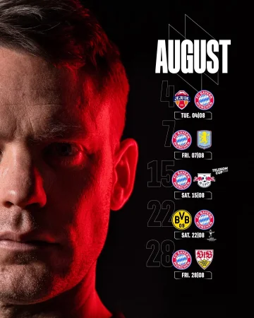 𝐇𝐄𝐑𝐄 𝐖𝐄 𝐆𝐎 𝐀𝐆𝐀𝐈𝐍!! 😍

The full monthly fixtures for August. 🗓️