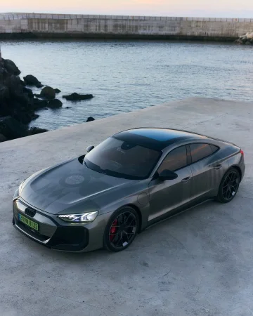 Giving the beautiful view a beautiful view – meet the new Audi RS e-tron ⁣
GT FC Bayern Concept, unveiled on Jeju during the 10th Audi Summer ⁣
Tour. ⚡️🌏⁣
⁣
#AudiFCBTour⁣
-----⁣
Audi RS e-tron GT: Power consumption (combined): 21.1 – 18.4 kWh/100 km, ⁣
CO₂ emissions (combined): 0 g/km; CO₂ class: A.⁣
The decal of the vehicle illustrated is currently not available either as ⁣
standard or optional equipment.