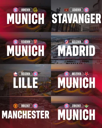 🔐 The dates for our 𝐂𝐡𝐚𝐦𝐩𝐢𝐨𝐧𝐬 𝐋𝐞𝐚𝐠𝐮𝐞 fixtures are locked in! ✨