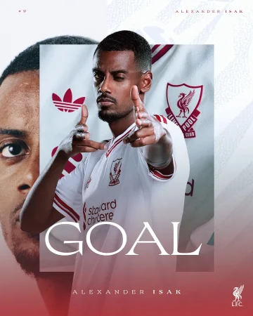 ISAK OPENS THE SCORING!!

[0-1]
