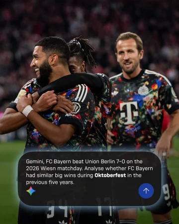 Wiesn season has seen some big wins over the years. 🥨👀

How does our 7-0 compare to the last five years? Ask Gemini. ✨