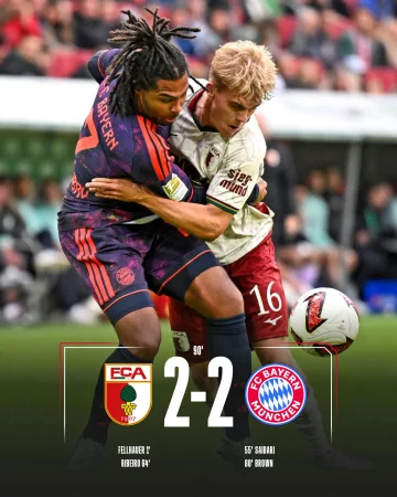 Draw in Augsburg.