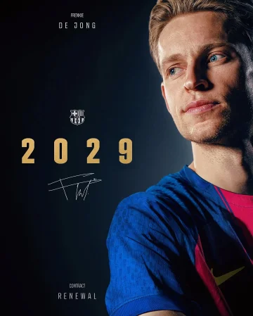 Frenkie. Here to stay. 💙❤
