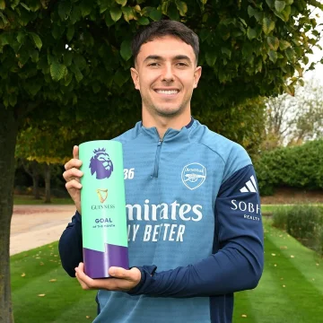 The Premier League Goal of the Month winner for September… 🥇
Martin Zubimendi 🚀