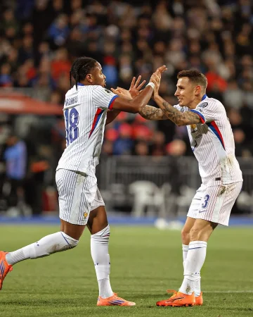 A goal for Les Bleus; well done, Nkunku! 🔴⚫🇫🇷