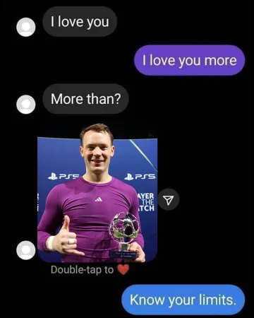 Know your limits… 🐐
@manuelneuer