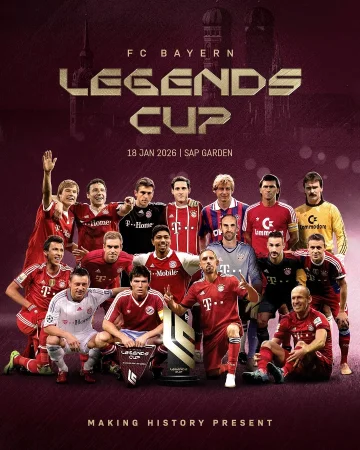 𝐖𝐡𝐚𝐭 𝐚 𝐥𝐢𝐧𝐞 𝐮𝐩! 🔥 Our squad for the FC Bayern Legends Cup in January ✨