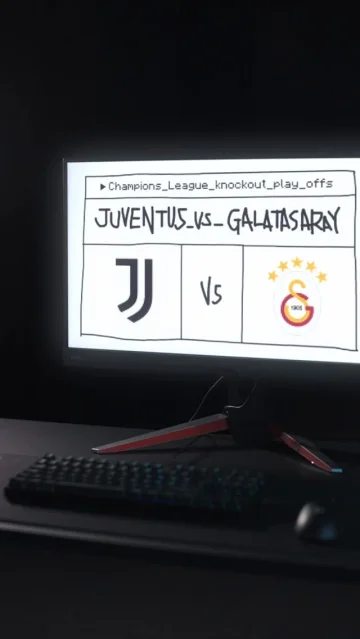 It’s Juventus-Galatasaray. ⭐️🔥 #UCL