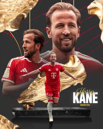 🥇 𝐆𝐎𝐋𝐃𝐄𝐍 𝐒𝐇𝐎𝐄 𝟐𝟎𝟐𝟔 🥇
Biggest congrats, @harrykane! 👏