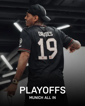 𝐂𝐫𝐮𝐧𝐜𝐡𝐭𝐢𝐦𝐞 𝐚𝐭 𝐭𝐡𝐞 𝐆𝐚𝐫𝐝𝐞𝐧 - Might as well rep the Champs ♦️
FC Bayern Basketball Playoffs continue tonight with Semis Game 2 against Bonn at @sapgarden. Don´t miss this.
____________
MUNICH ALL IN
