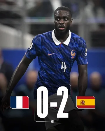 France miss out on a place in the final. 🇫🇷
Les Bleus will now play for third place on Saturday – keep your heads up, Michael & Upa. ❤️