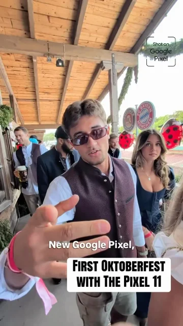 First Oktoberfest with Google Pixel 11 📲🥨
