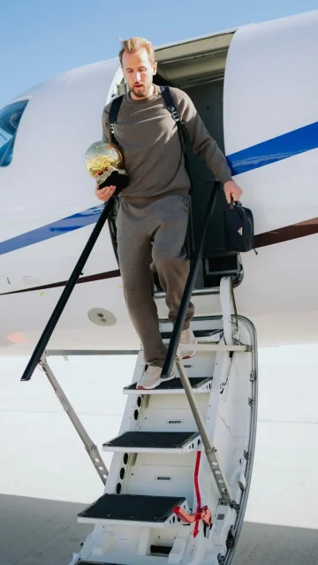‼️ Ballon d’Or Winner Harry Kane is back in Munich 👋