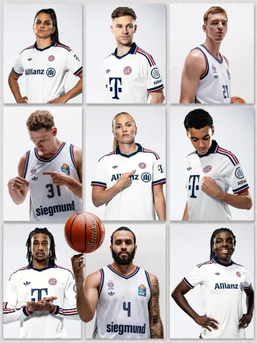 ⚪️ 𝑶𝑵𝑬 𝑱𝑬𝑹𝑺𝑬𝒀. 𝑶𝑵𝑬 𝑹𝑬𝑷𝑹𝑬𝑺𝑬𝑵𝑻𝑨𝑻𝑰𝑶𝑵. ⚪️
Men’s Football, Women’s Football, and Basketball Unified on the Road by Jersey Design.
⚪ @fcbayern, @fcbfrauen, @fcbayernbasketball Away Jerseys 2026/27